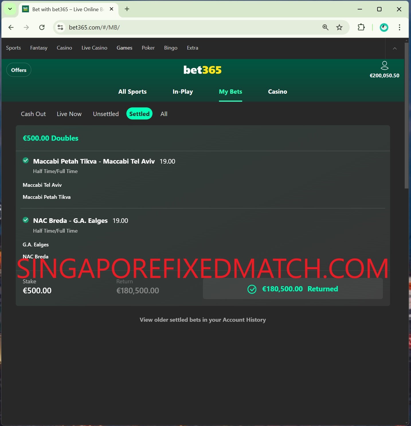 Best Fixed Matches