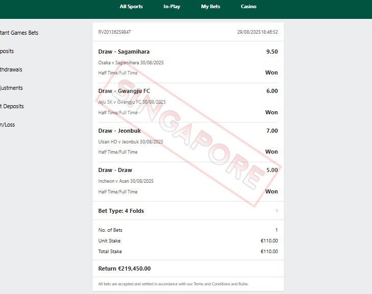 Correct Fixed Match